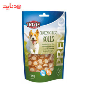 تشویقی سگ تریکسی با طعم مرغ و پنیر Trixie PREMIO Chicken Cheese Rolls